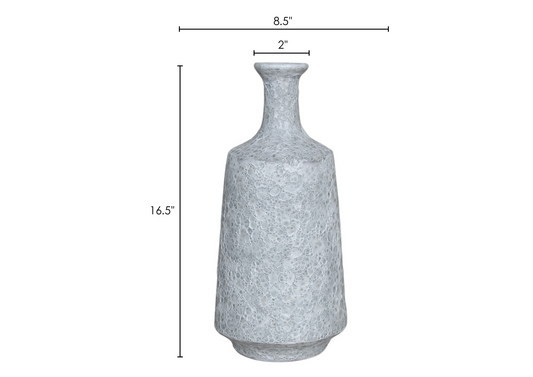 Telle Vase White Bubble Glaze