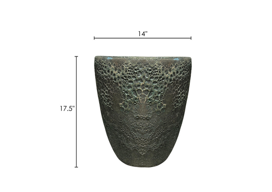 Cassy Dark Green Ancient Rust