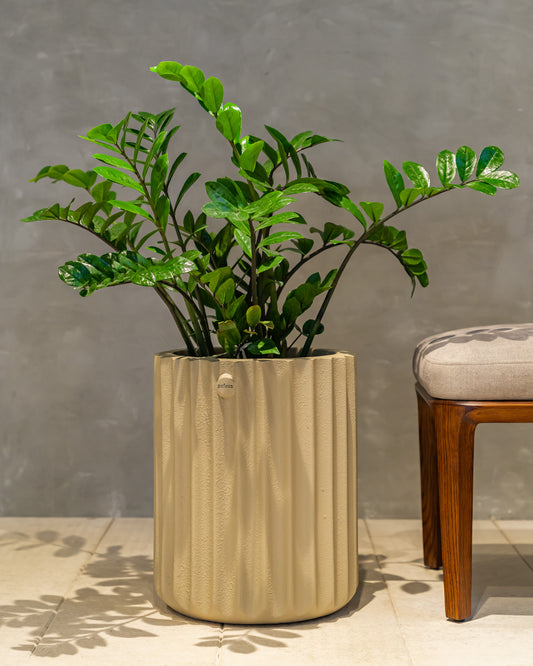 Ribbed FRP Planter Pot