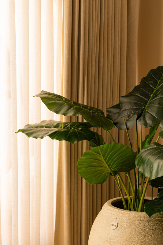 Artificial Faux Colocasia Plant