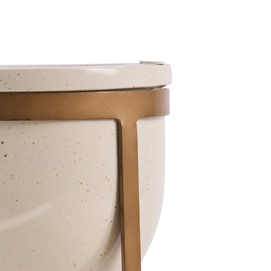 Lipto Beige with Gold Spots