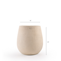 Buy FRP beige round pots Bangalore. Modern planters for Indoor, Outdoor, Balcony and Garden. Explore our wide range of FRP Planters, Concrete pots, GRC pots, Living room Planters, Garden Planters, Balcony Pots, Indoor Plant Pots, Hanging pots @Palasa. Large FRP planters available in various colours.