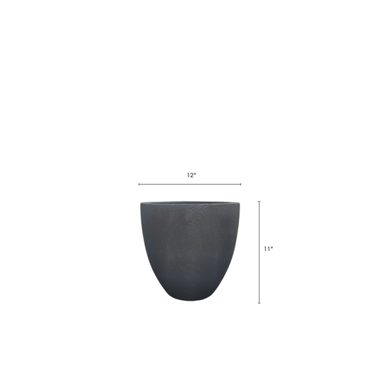 Audrey Planter Black with Metal Stand