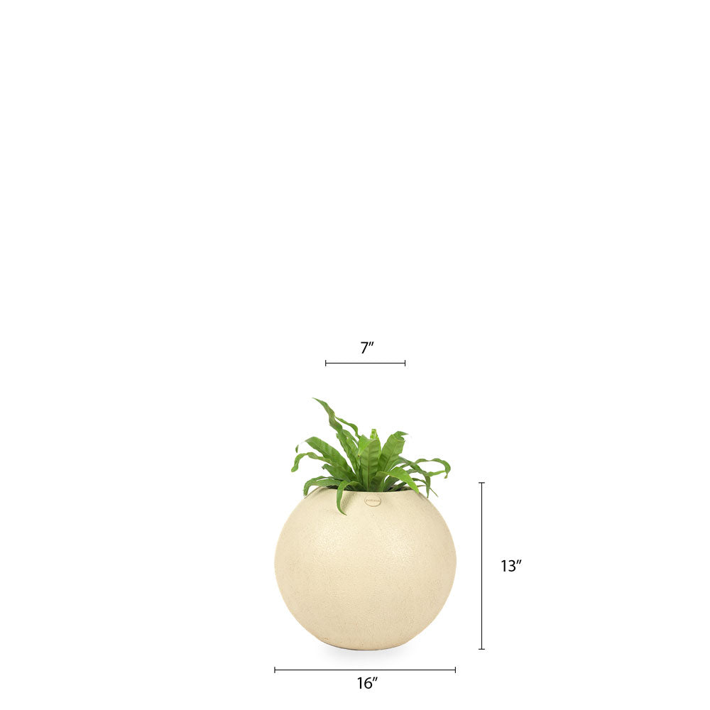 This set of three FRP planters by Palasa is sure to create a lovely corner in your balcony or indoor area. The beige tall planters pots are perfect for your balcony garden or living room. Buy living room planters today at Palasa