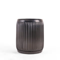 This beautiful large black metal planter by Palasa can bring life to any space. Use this black metal indoor planter pot set any where in your living room, bedroom or even entryway.