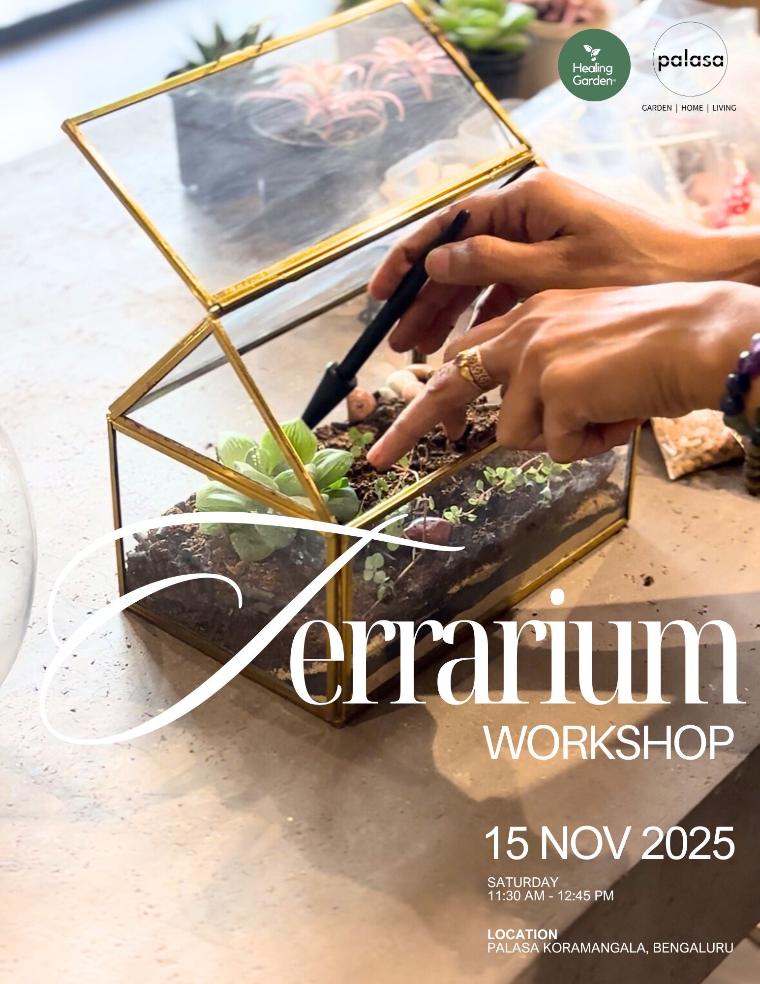 Terrarium Workshop with Healing Garden