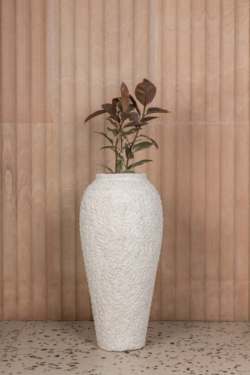 Trado (M)White Coral Finish Pot