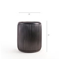 This beautiful large black metal planter by Palasa can bring life to any space. Use this black metal indoor planter pot set any where in your living room, bedroom or even entryway. Buy Indoor planter pot for living room India online.