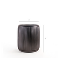 This beautiful large black metal planter by Palasa can bring life to any space. Use this black metal indoor planter pot set any where in your living room, bedroom or even entryway.