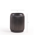 This beautiful large black metal planter by Palasa can bring life to any space. Use this black metal indoor planter pot set any where in your living room, bedroom or even entryway. Buy Indoor planter pot for living room India online.