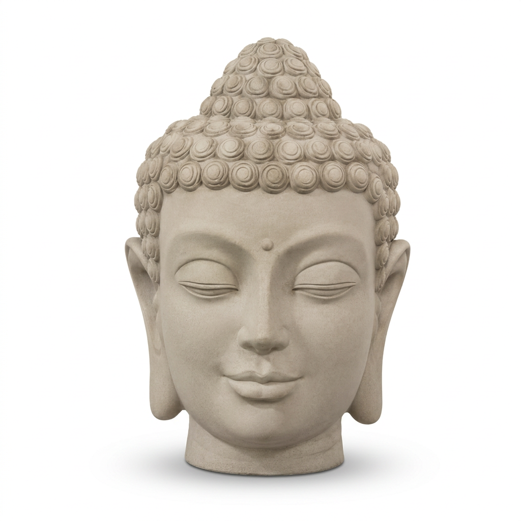 Zen Buddha FRP Sculpture, Medium size