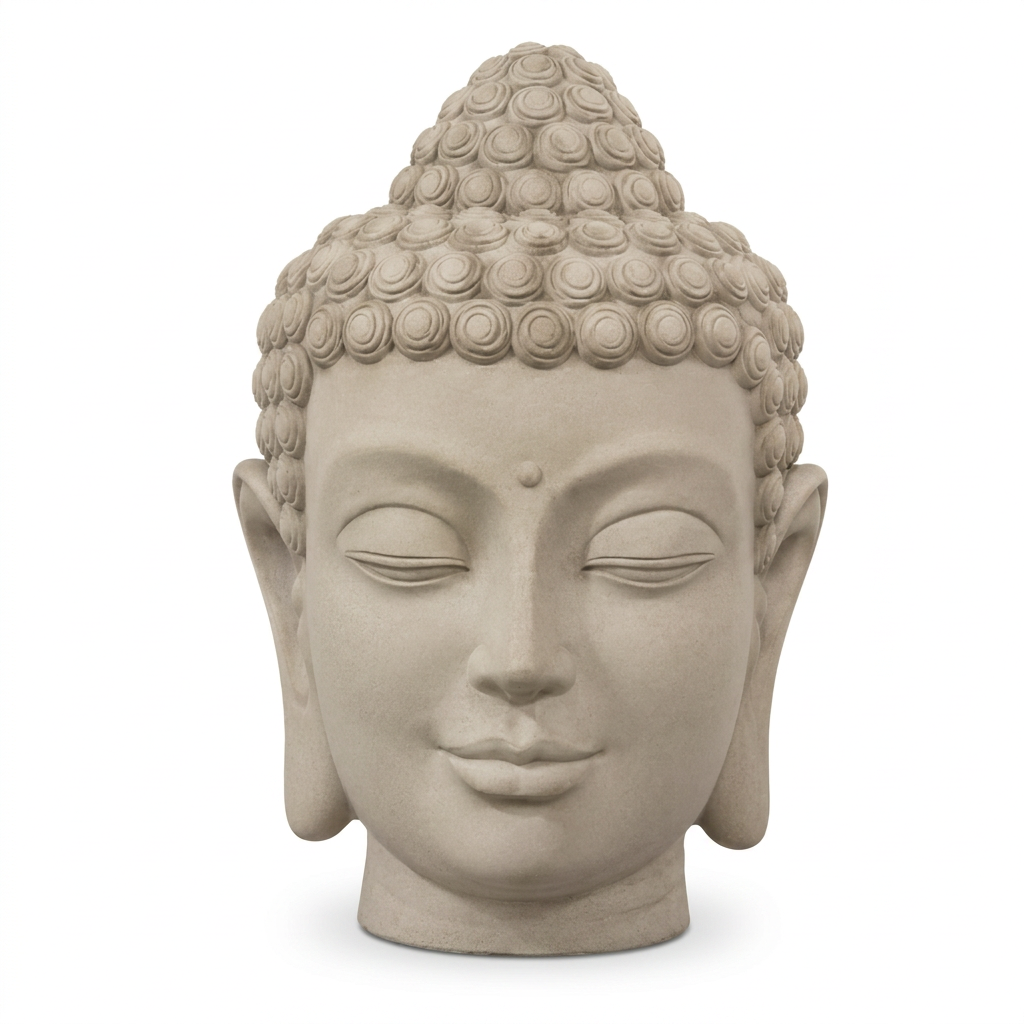 Zen Buddha FRP Sculpture, front view