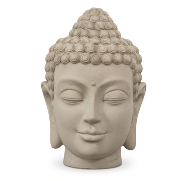 Zen Buddha FRP Sculpture, front view