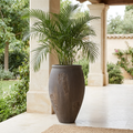 Marlo planter with an areca palm on a veranda