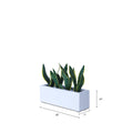 This Sland FRP Rectangular Planter Pot is perfect for any garden. Its sleek modern design and lightweight material make it great for herbs, kitchen garden, balcony garden, or even indoors. The rectangular design is perfect smaller spaces. 
